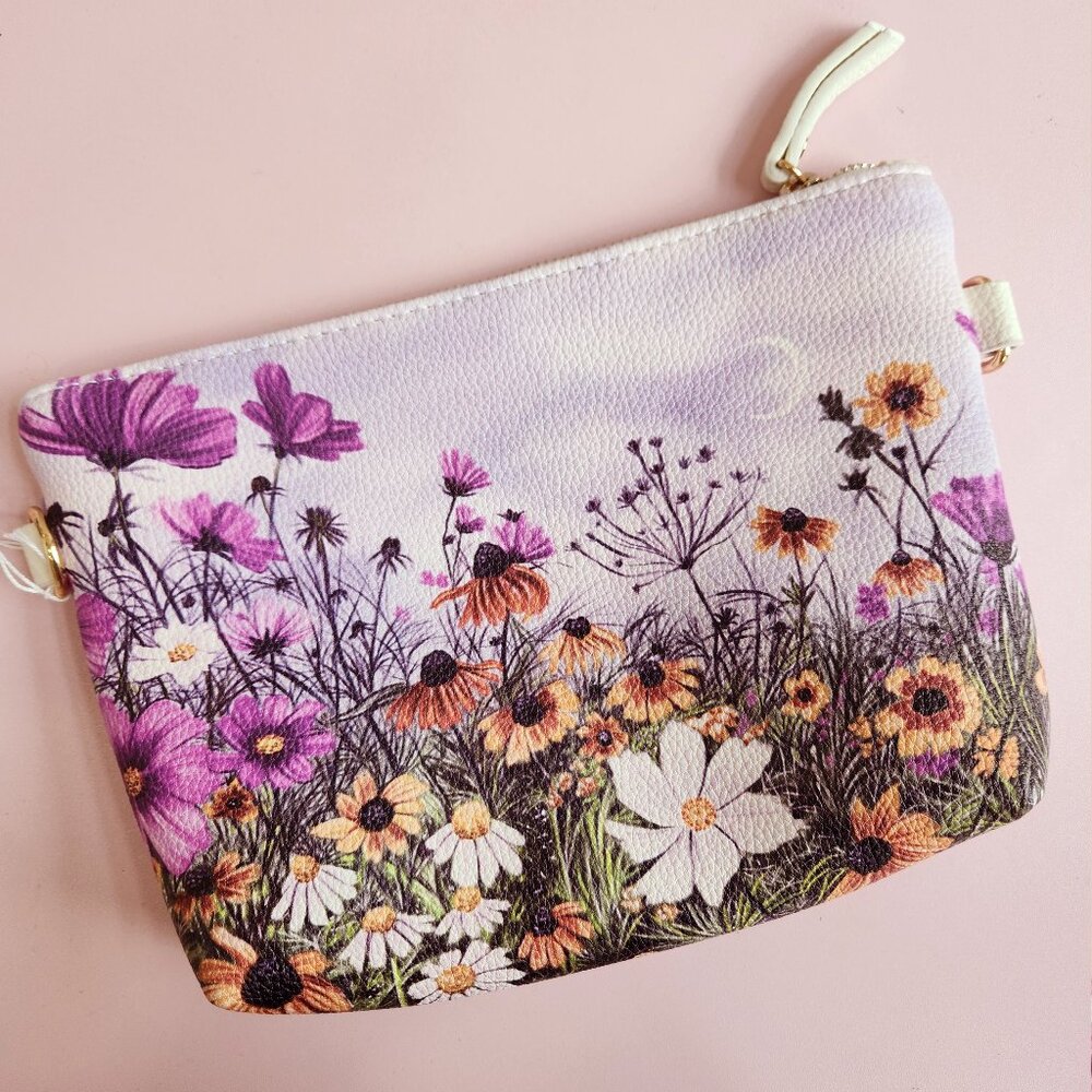 Custom Illustrated Double Sided Crossbody Bag